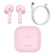 Бездротові Bluetooth навушники Baseus Bowie E8 True Wireless Earphones BT 5.0 Pink NGE8-04